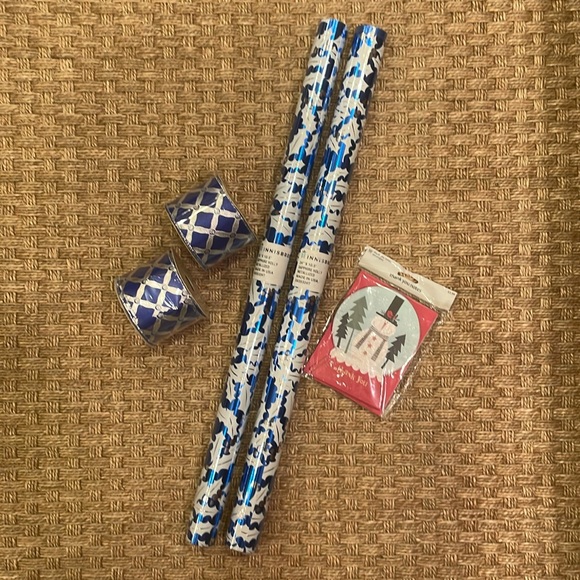 Holiday Wrapping Kit: Rolls of Innisbrook Paper, Ribbon, Thank You Notes - Picture 1 of 5